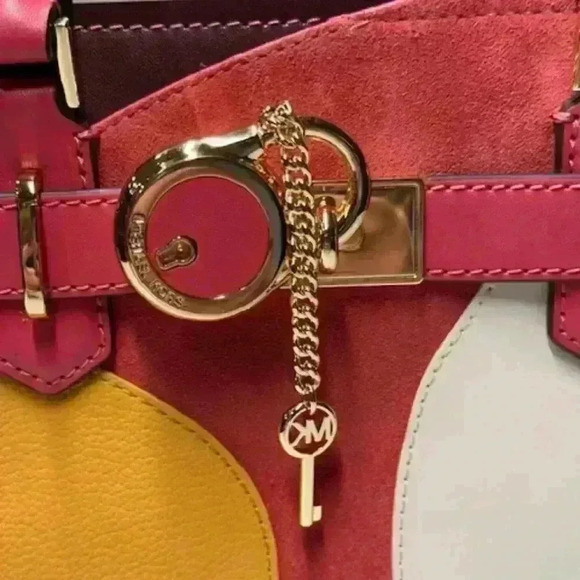 🔥🔥 Michael Kors Hamilton Small Patchwork Crossbody NWT! - Picture 9 of 12